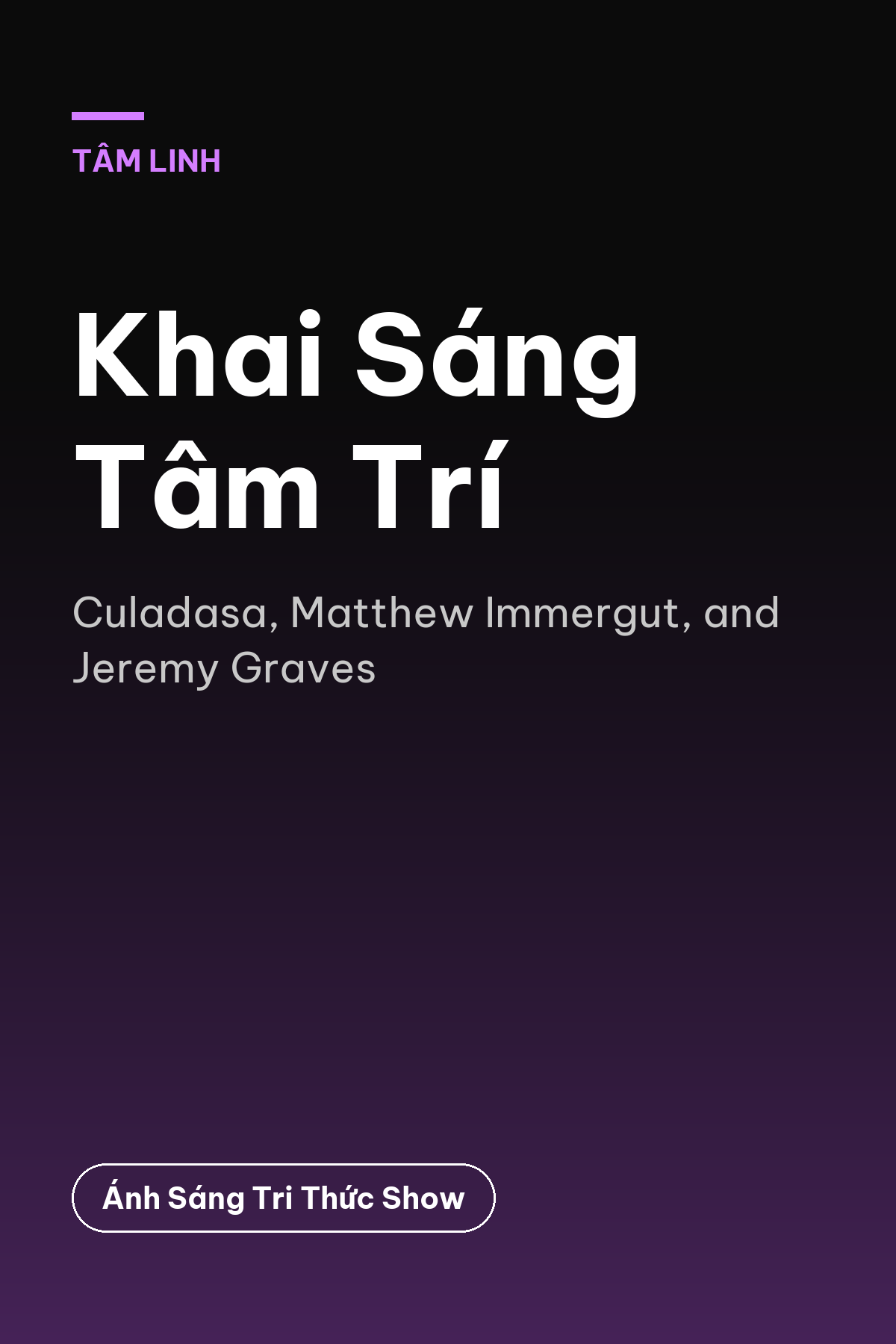 Khai Sáng Tâm Trí