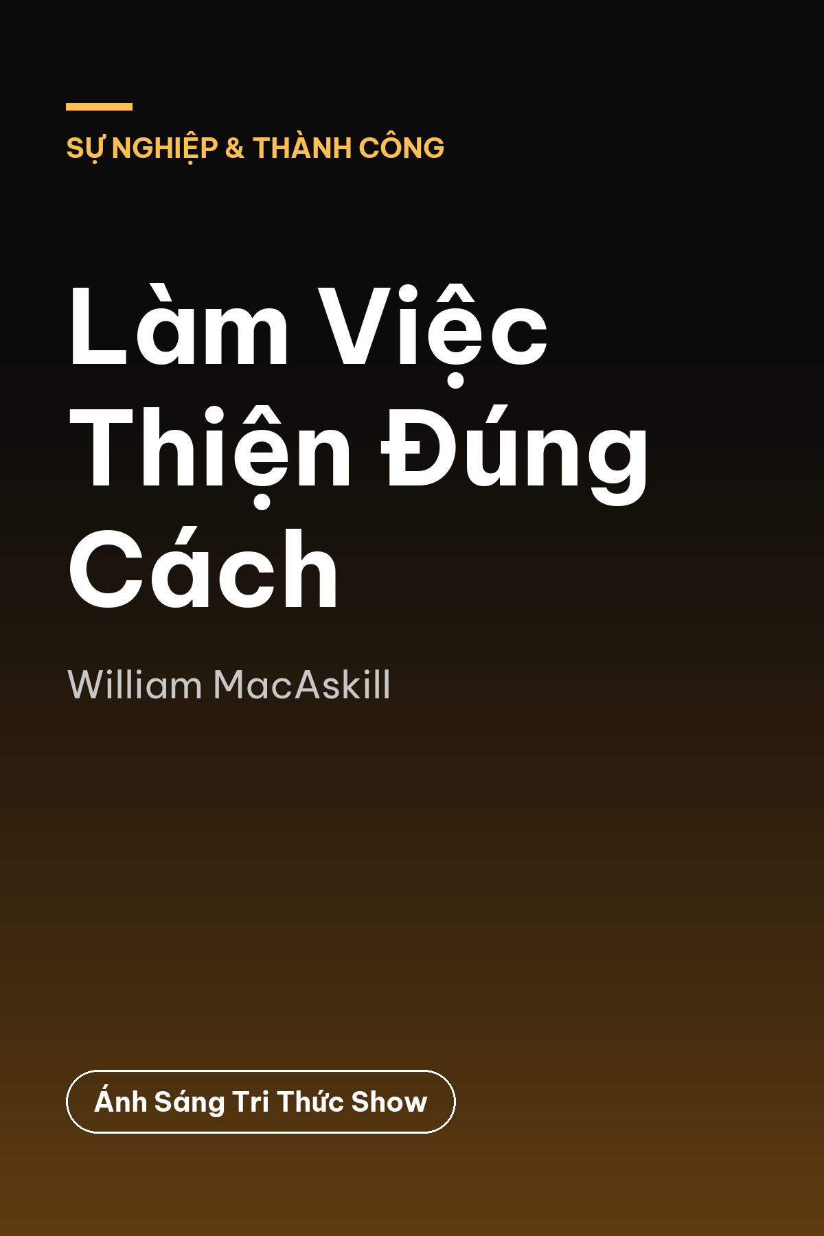 Làm Việc Thiện Đúng Cách — podcast bình luận sách