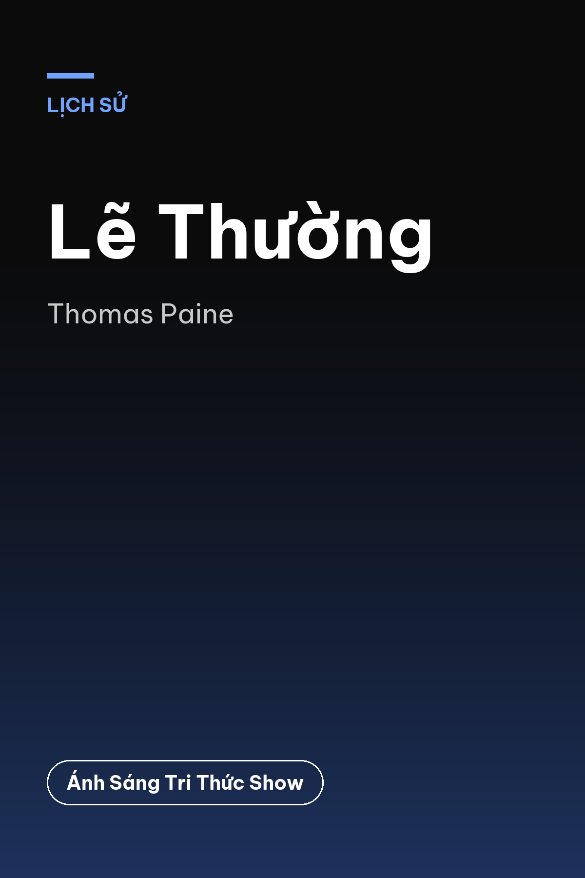 Lẽ Thường — podcast bình luận sách