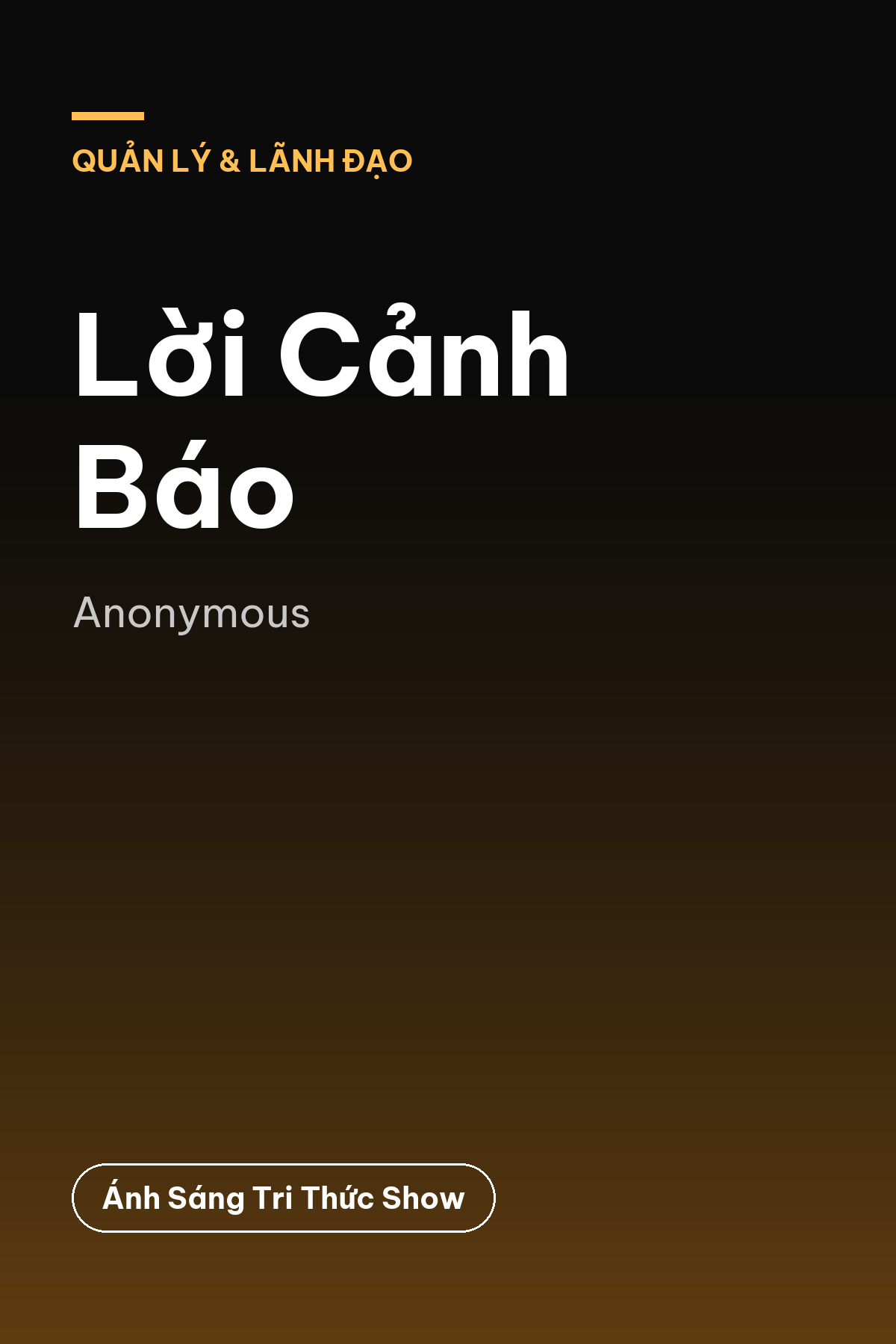 Lời Cảnh Báo
