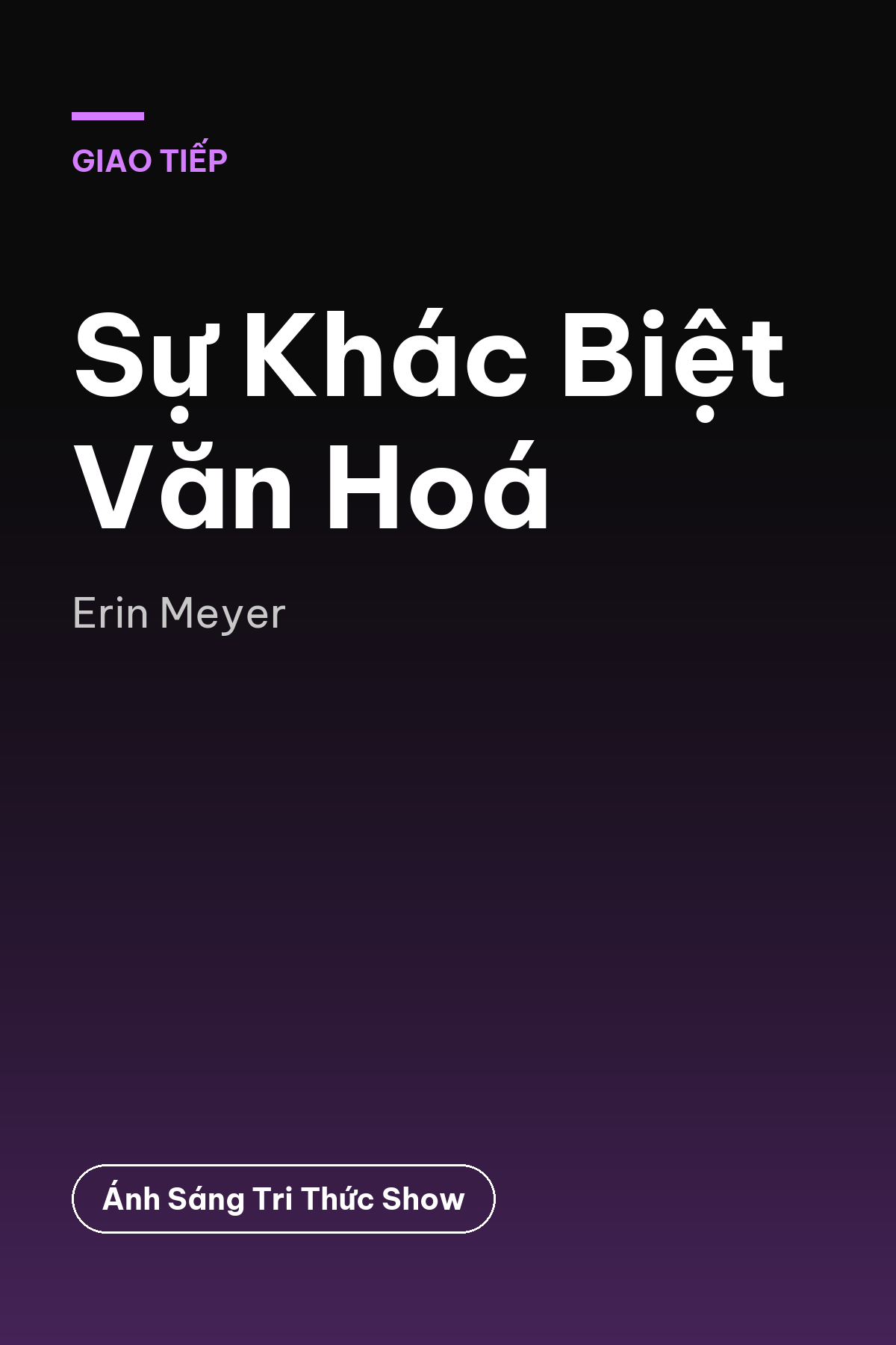 Sự Khác Biệt Văn Hoá