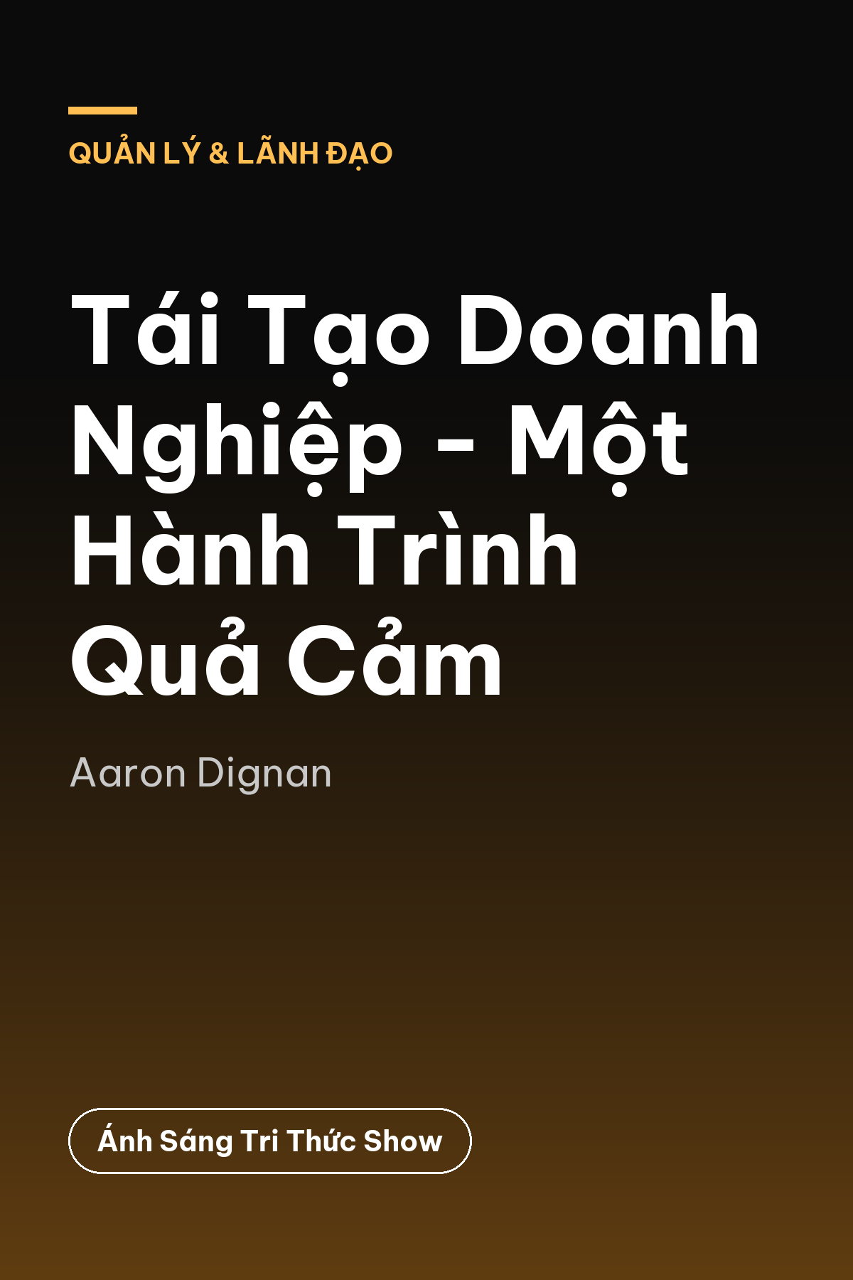 Tái Tạo Doanh Nghiệp - Một Hành Trình Quả Cảm — podcast bình luận sách
